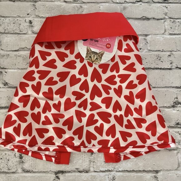 Whisker City Valentine Cat Cape Size XS/S NWT - Picture 1 of 2
